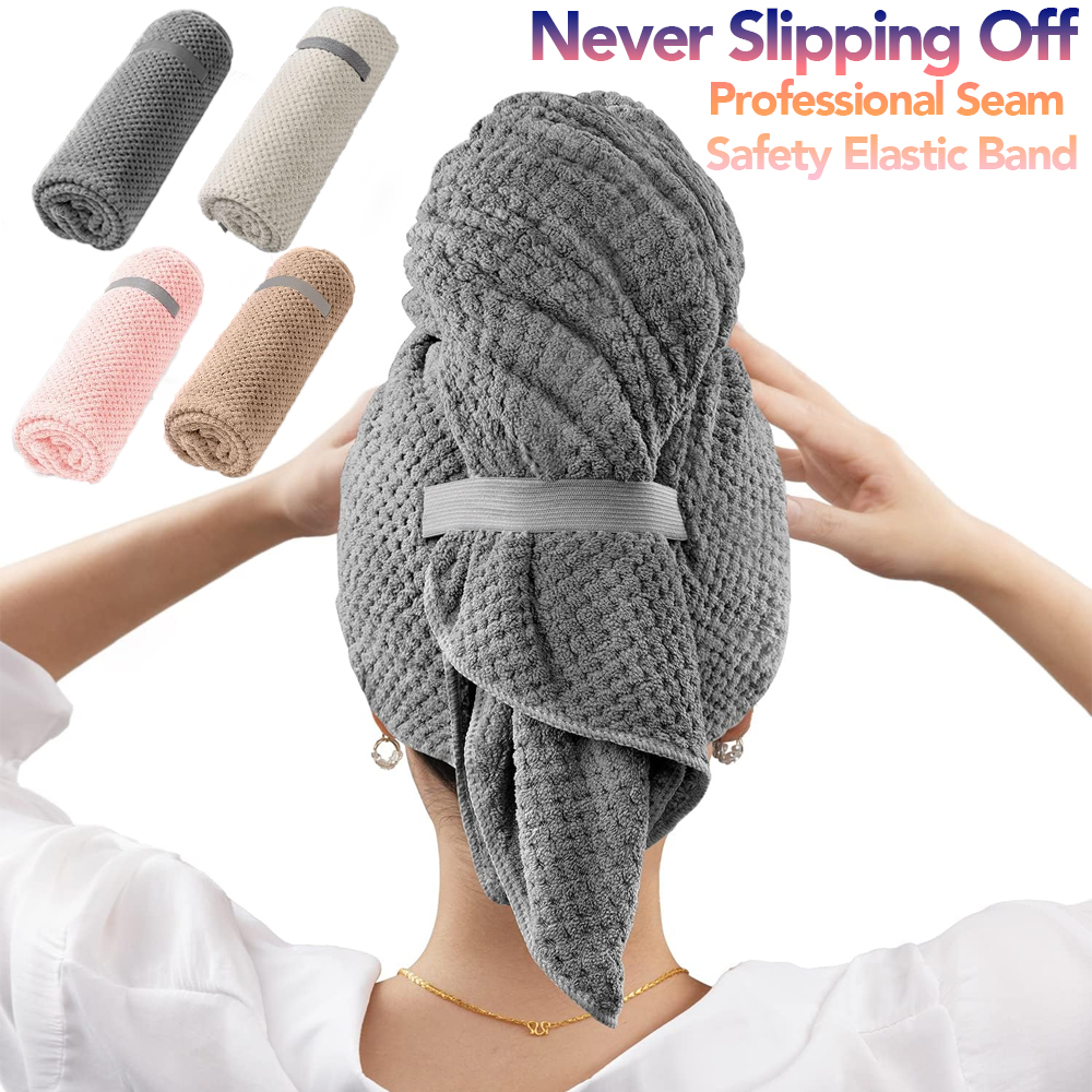 Hair Turban Towel - Microfiber Hair Towel Extra Large Wrap