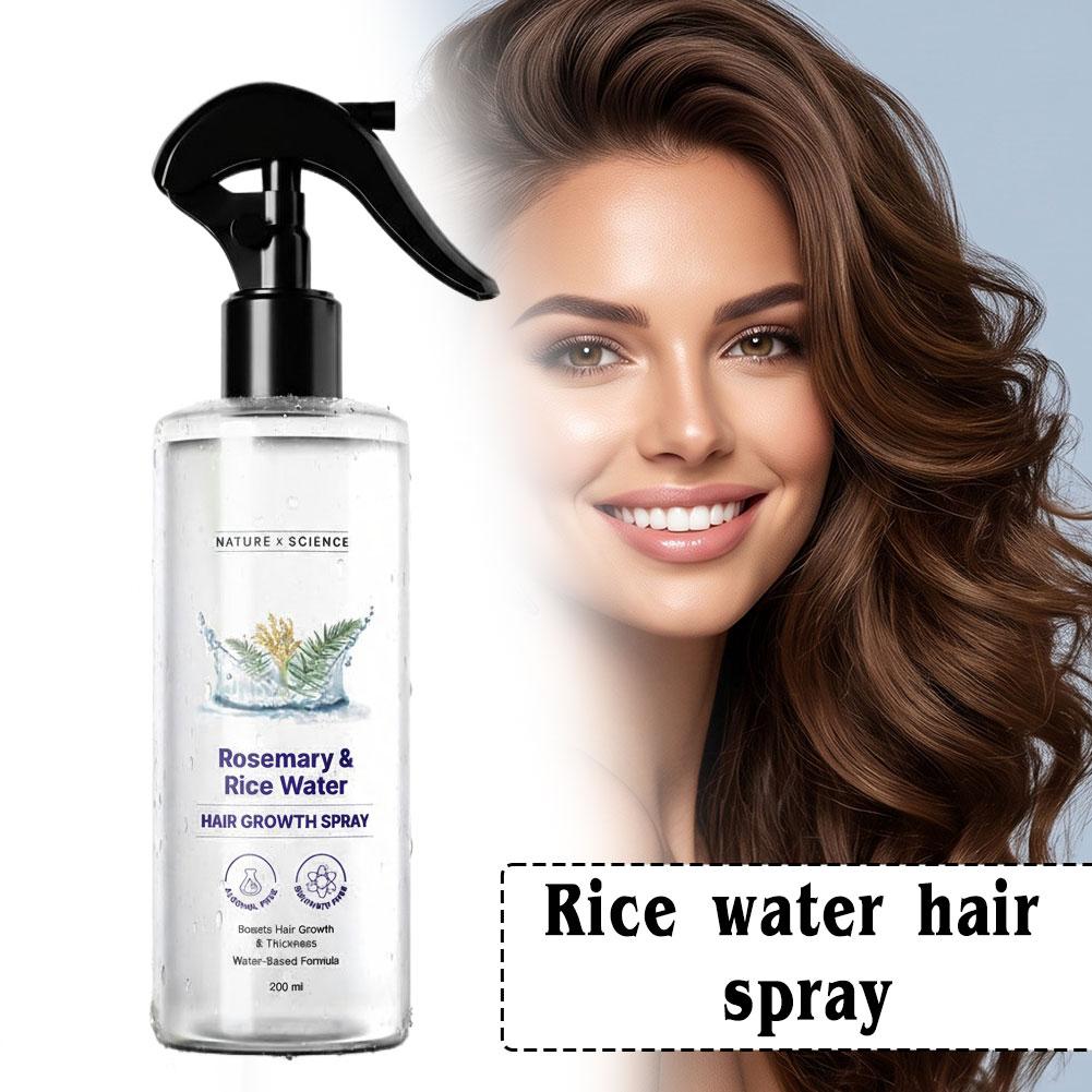 Hair Care With Rice Water - Rosemary Rice Water Hair Spray 200ml