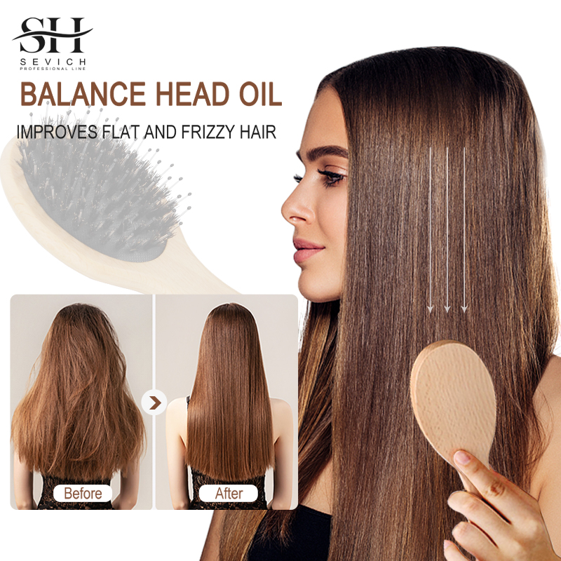 Hair Care Natur - Natural Boar Bristle Hair Fluffy Comb