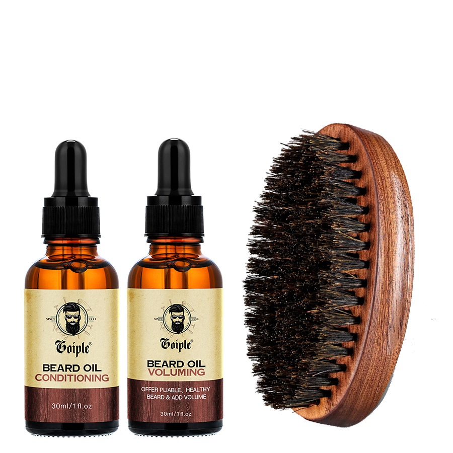 Hair Care Natur - 3pcs Men Natural Beard Care Oil