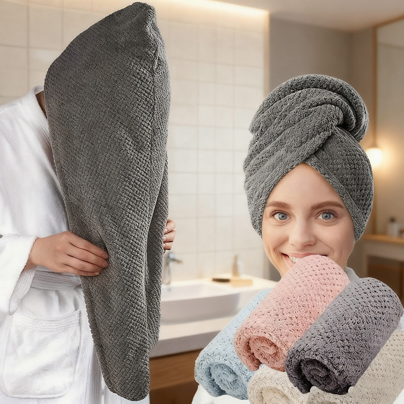 Hair Turban Towel - Women's Dry Hair Towel (Dry Hair