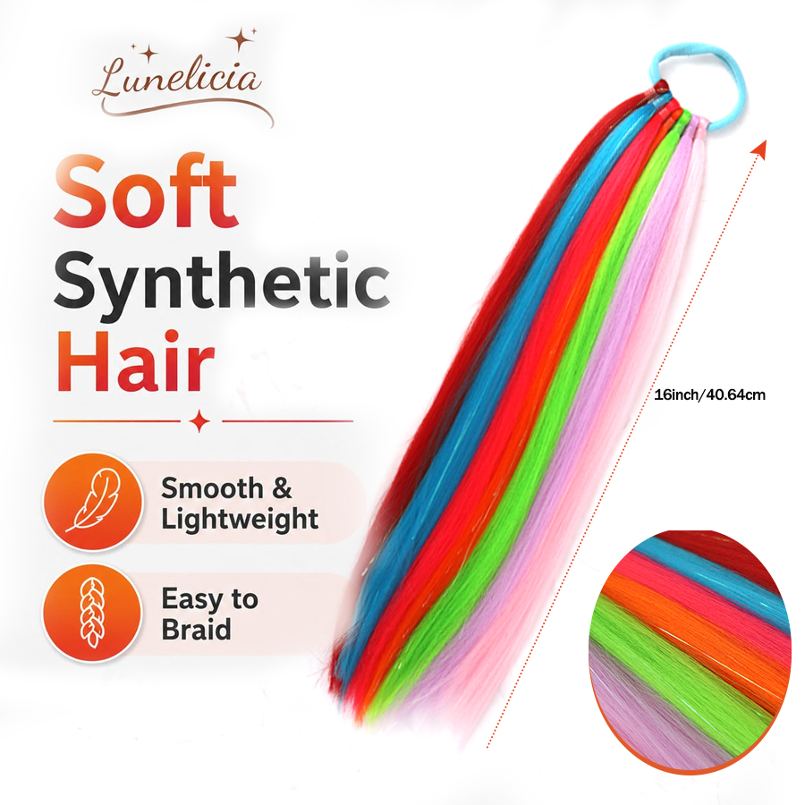 16/20Inch Colorful Tie In Brai - огляд і ціна Crochet Braiding Hair