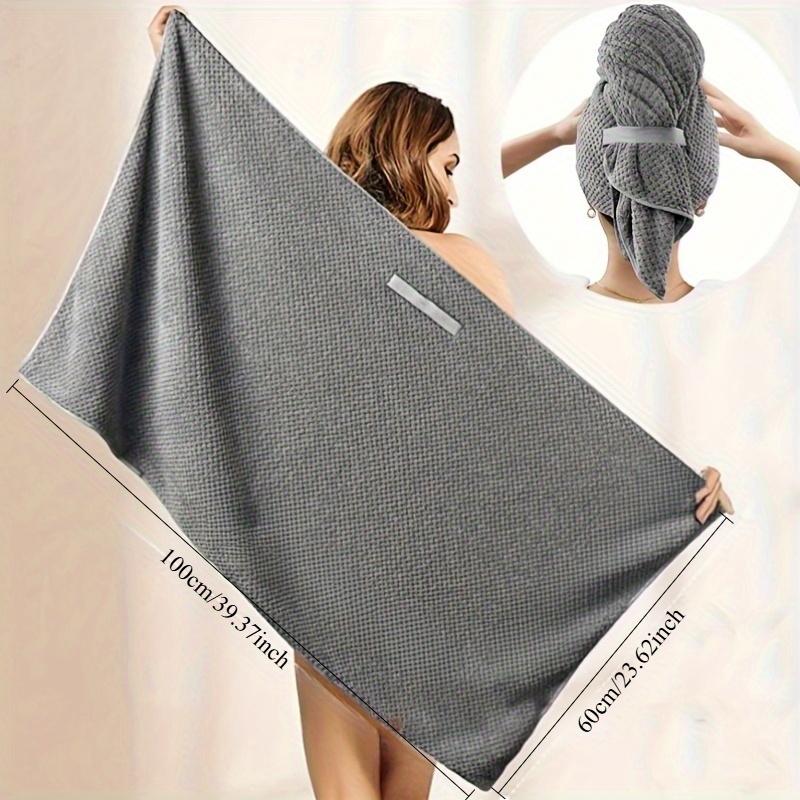 Microfiber Hair Towel Extra La - огляд і ціна Hair Turban Towel