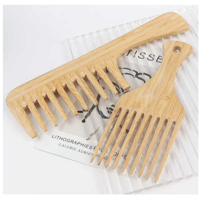 1Pcs Natural Bamboo Wooden Hai - огляд і ціна Bamboo Hair Brush