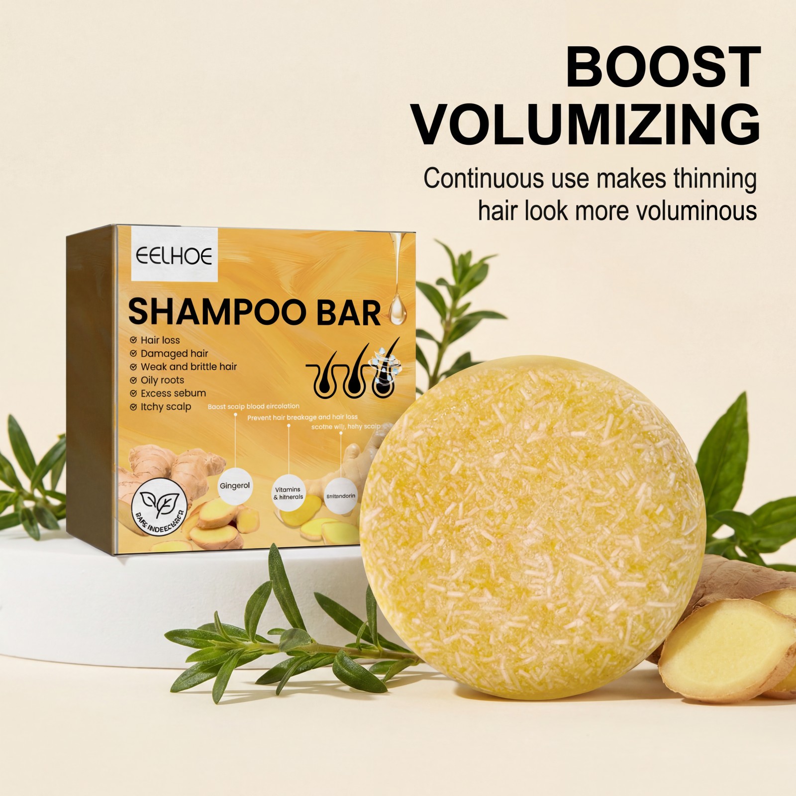 1Pcs Shampoo Bar Ginger Hair C - огляд і ціна Hair Care Pantene
