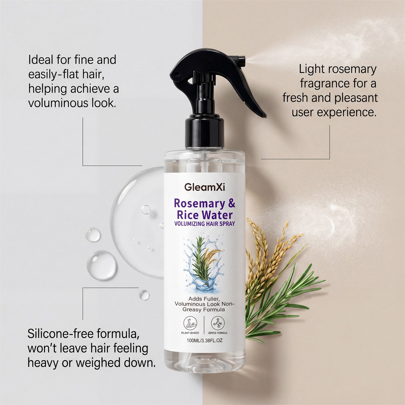 Rosemary Rice Water Hair Care  - огляд і ціна Hair Care With Rice Water