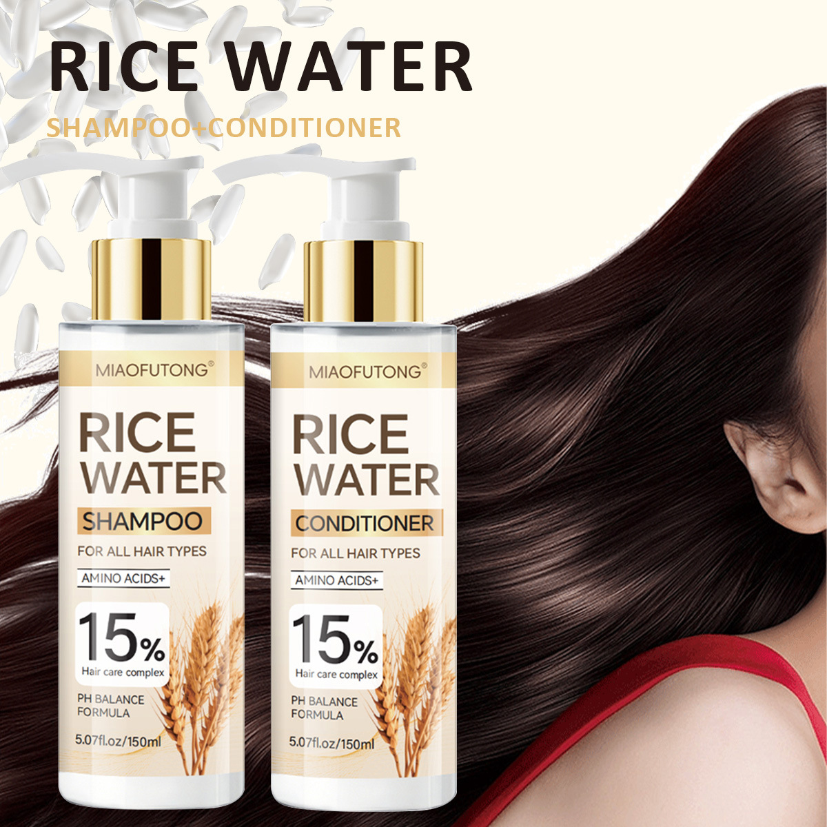 Rice Water Shampoo Conditioner - огляд і ціна Hair Care With Rice Water