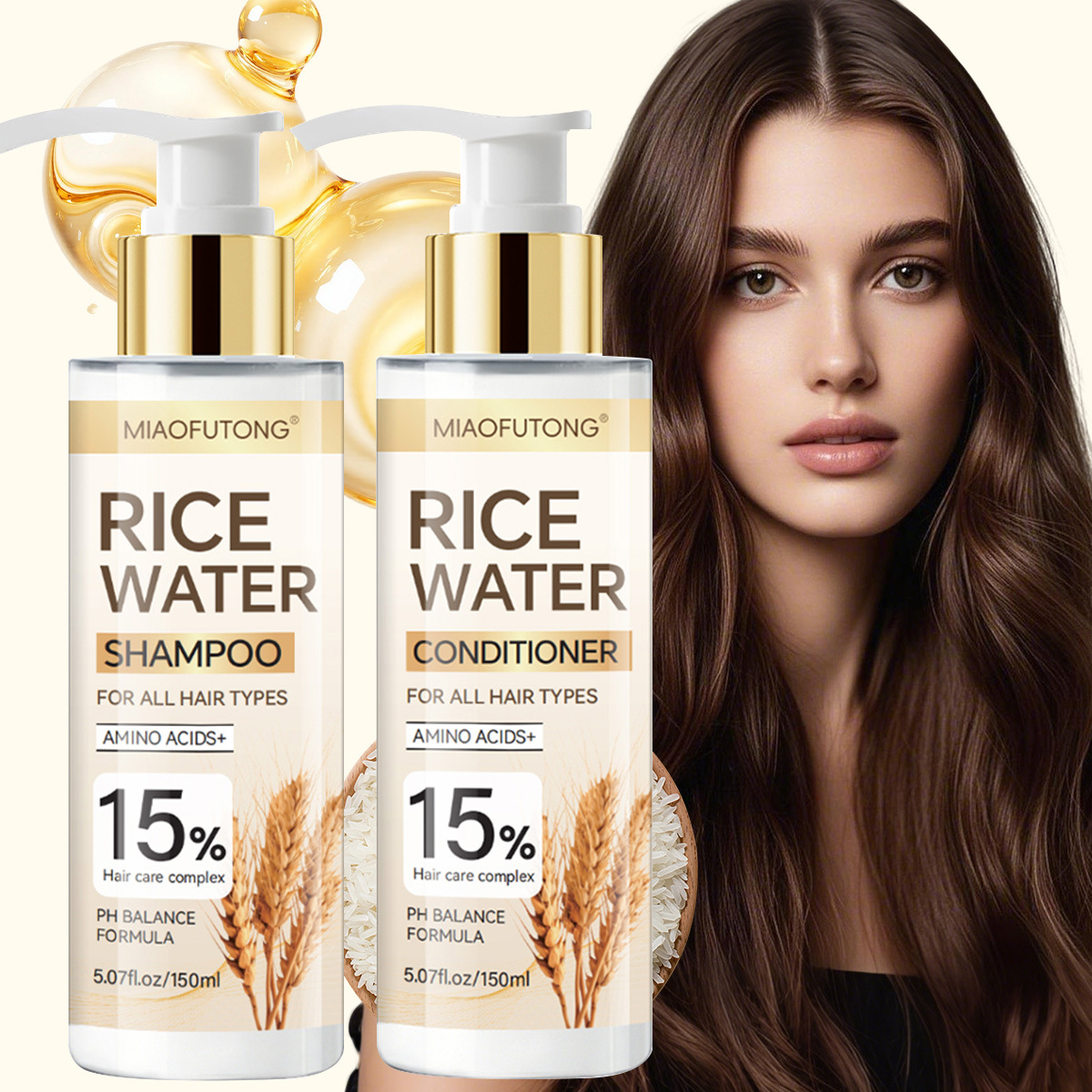 Rice Water Shampoo Conditioner - огляд і ціна Hair Care With Rice Water