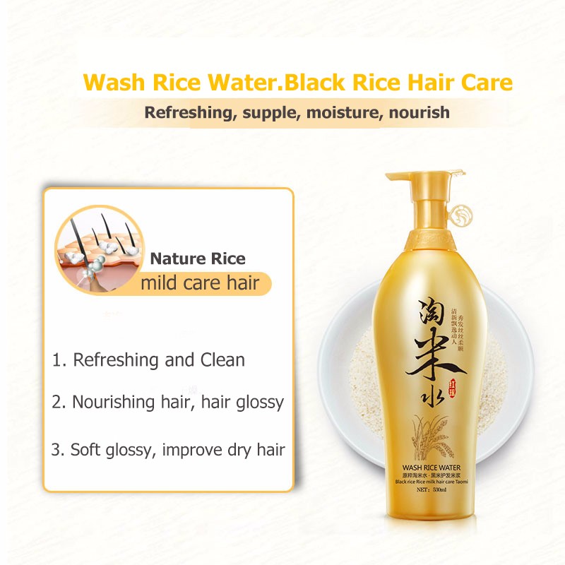BIOAQUA Tradition Wash Rice Wa - огляд і ціна Hair Care With Rice Water
