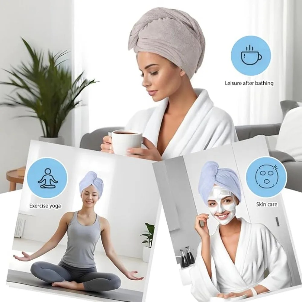 Quick Dry Hair Towel Wrap Anti - огляд і ціна Hair Turban Towel