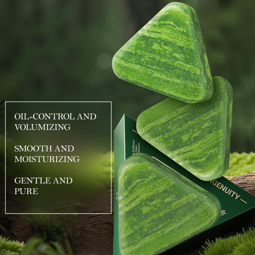 1/3 Pack Triangle Shampoo Bar, - огляд і ціна Hair Care With Rice Water