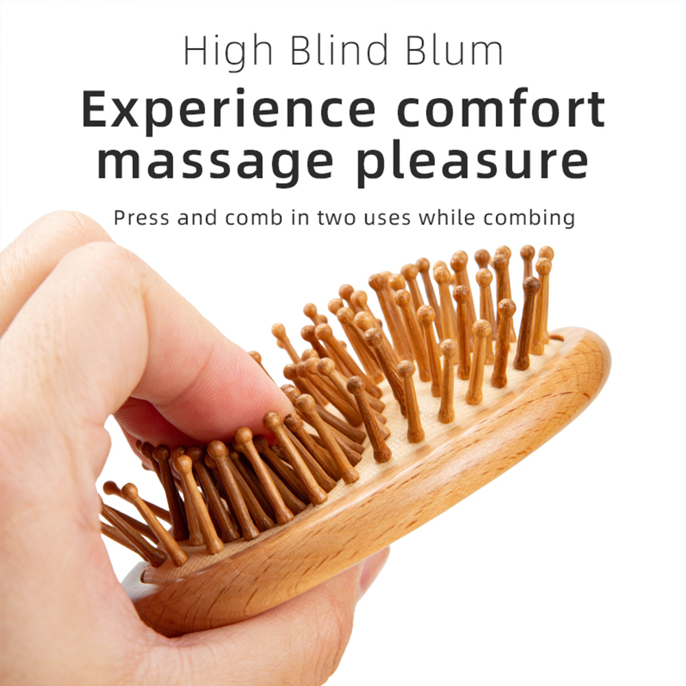 1pcs/2pcs Wood Comb Profession - огляд і ціна Bamboo Hair Brush