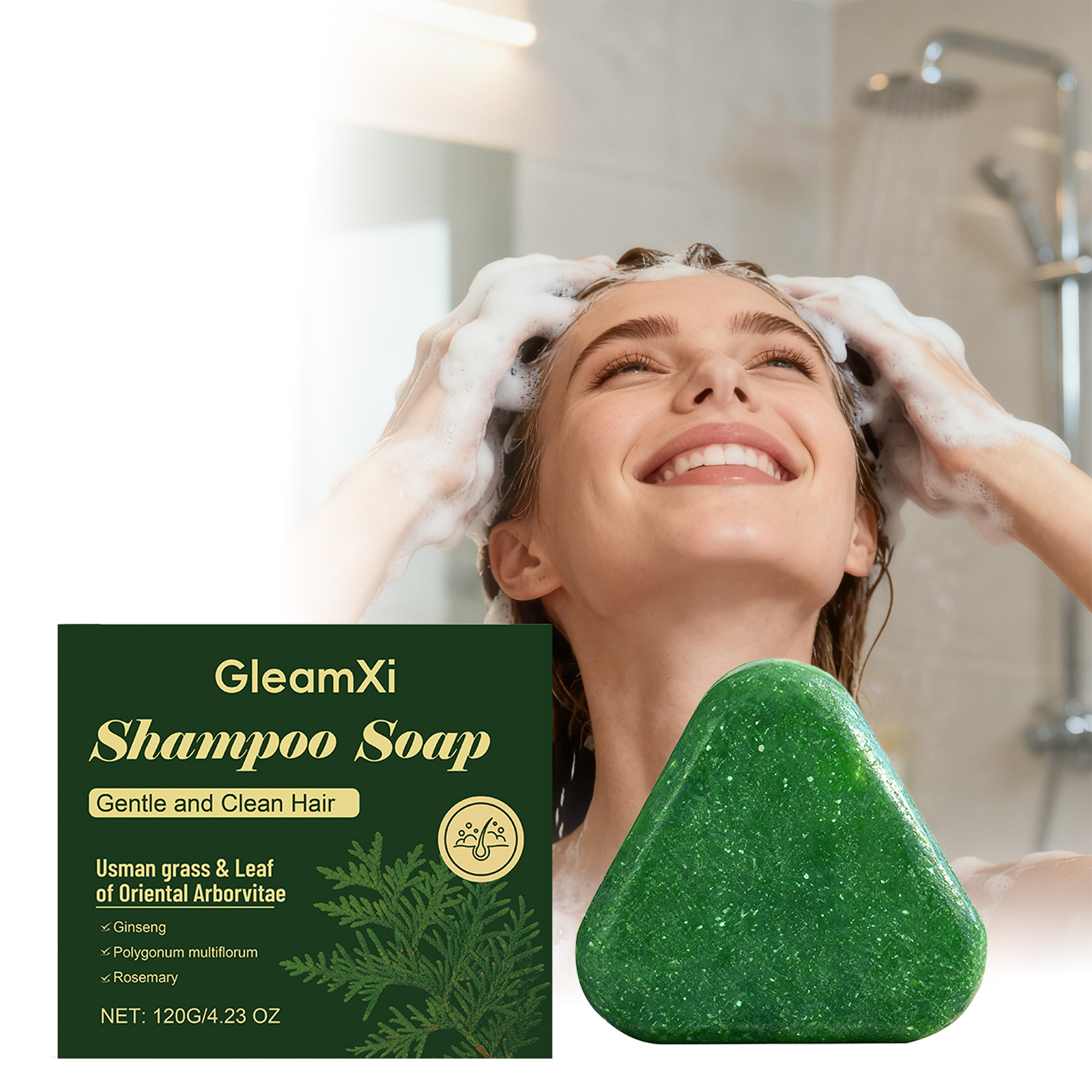 Usman Shampoo Soap Cleans Scal - огляд і ціна Hair Care Pantene