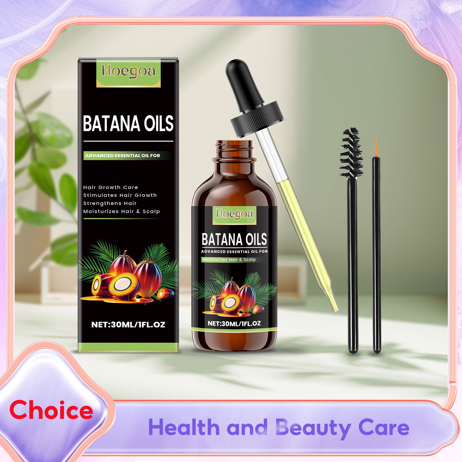 Batana Oil for Hair Growth Rev - огляд і ціна Hair Care Natur