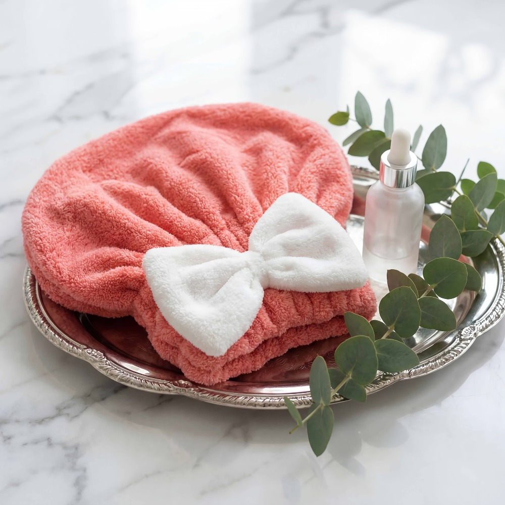 Microfiber Hair Drying Cap, Qu - огляд і ціна Hair Turban Towel