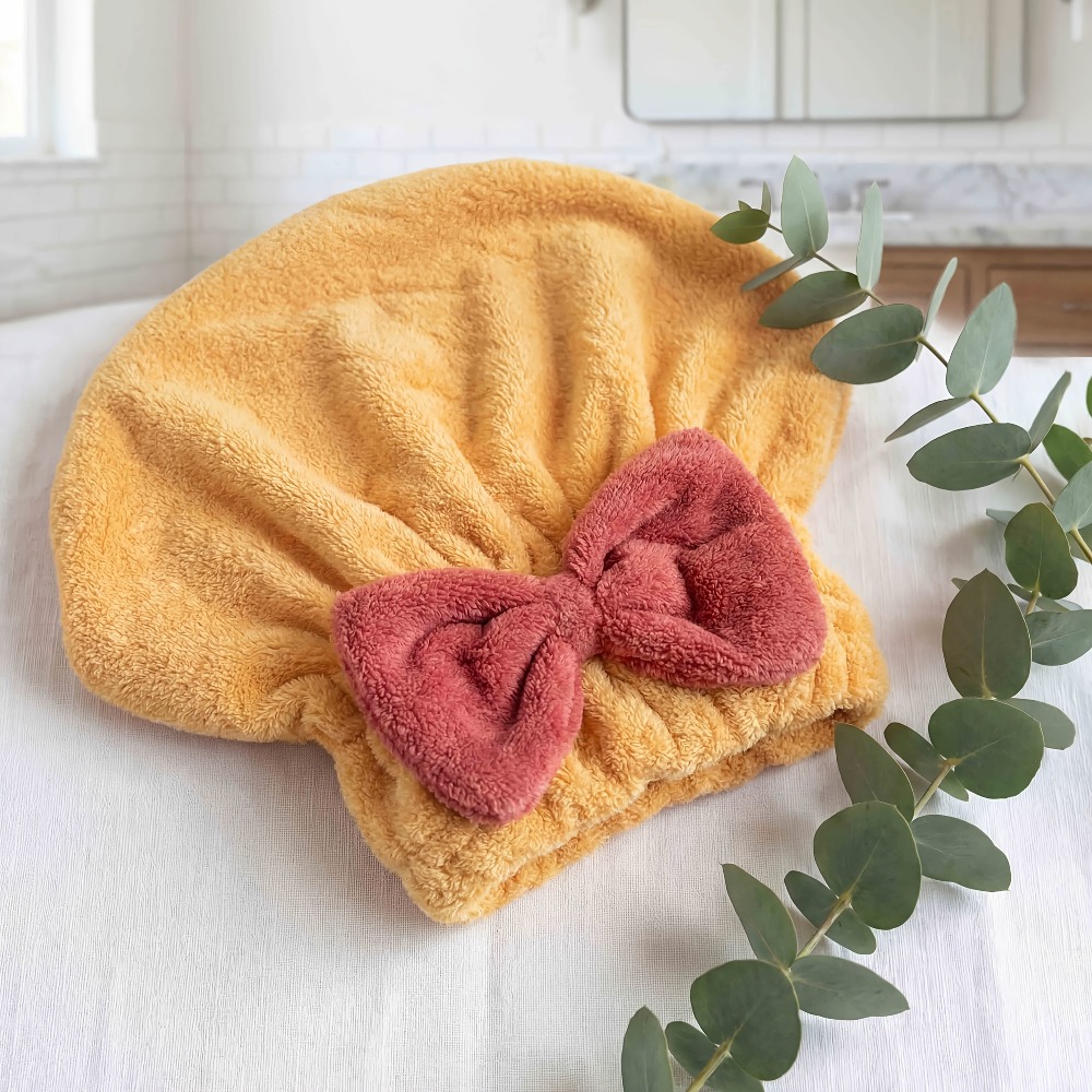 Microfiber Hair Drying Cap, Qu - огляд і ціна Hair Turban Towel