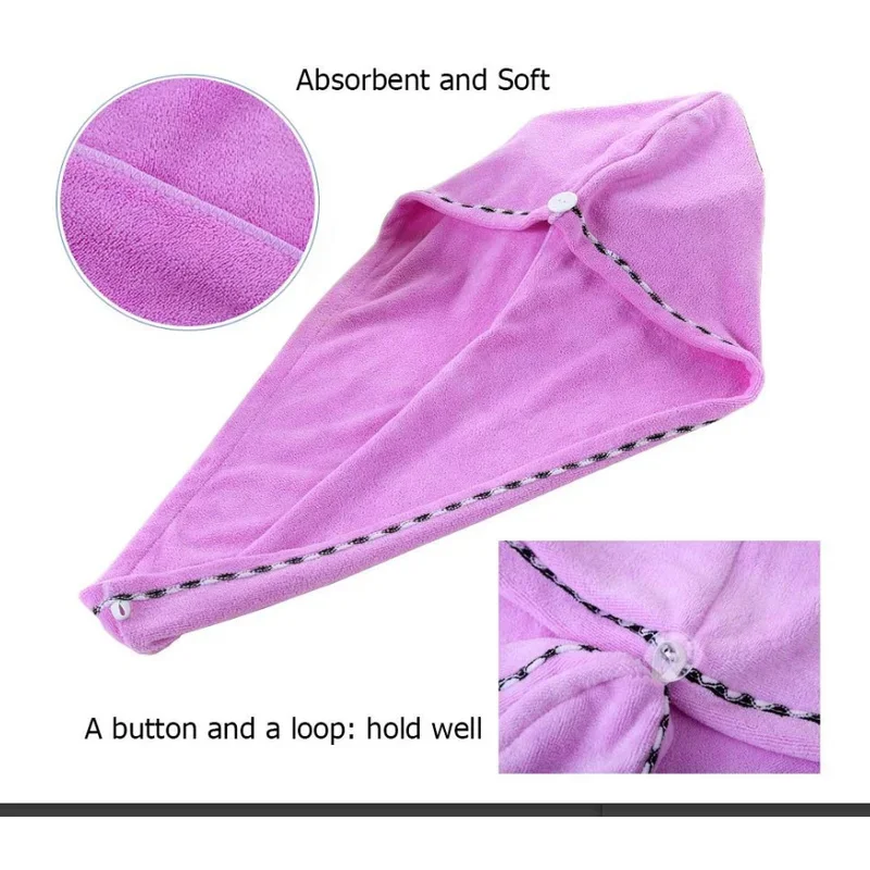 Microfiber Hair Towel Wrap Tow - огляд і ціна Hair Turban Towel