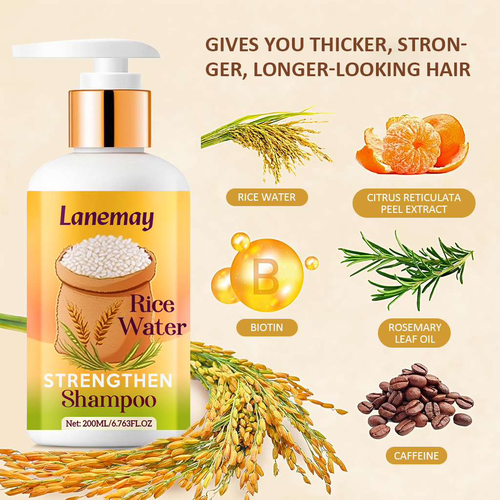 Rice Water Strengthen Shampoo  - огляд і ціна Hair Care With Rice Water