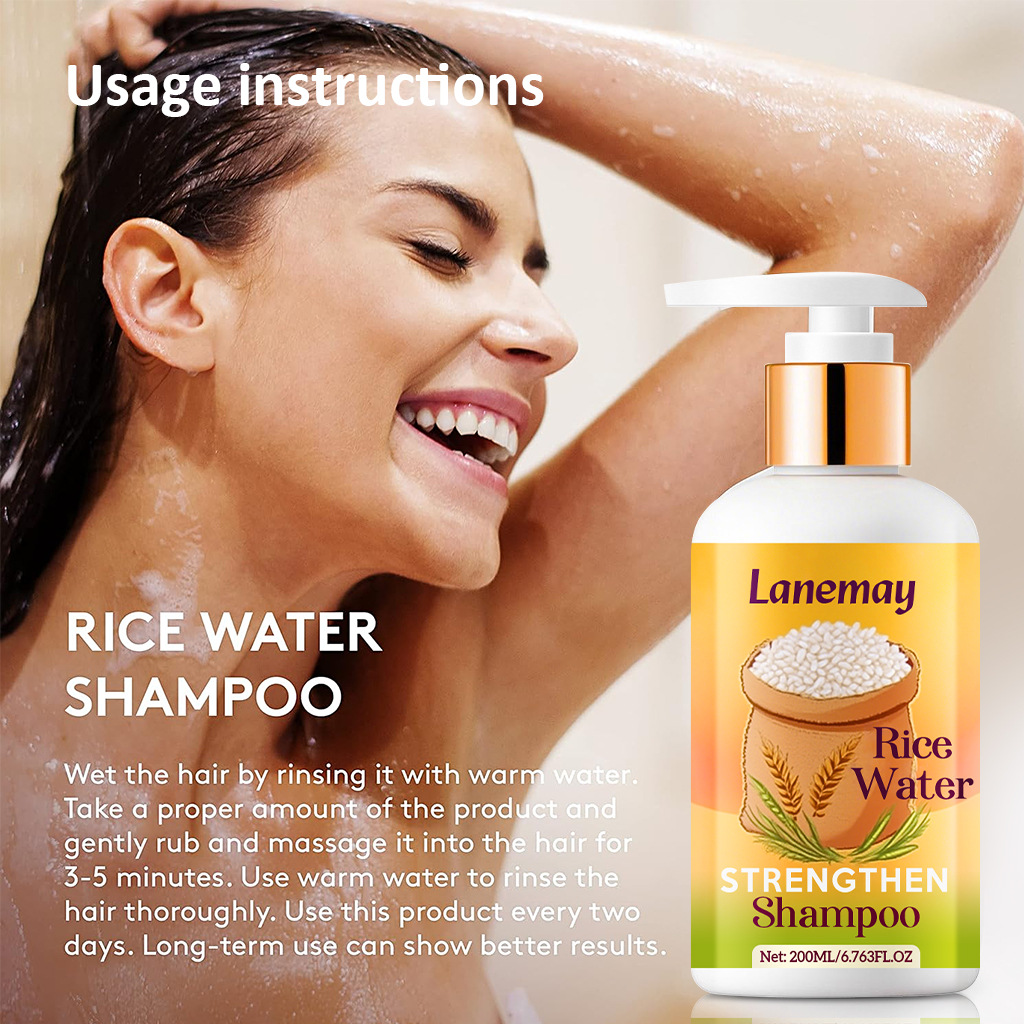 Rice Water Strengthen Shampoo  - огляд і ціна Hair Care With Rice Water