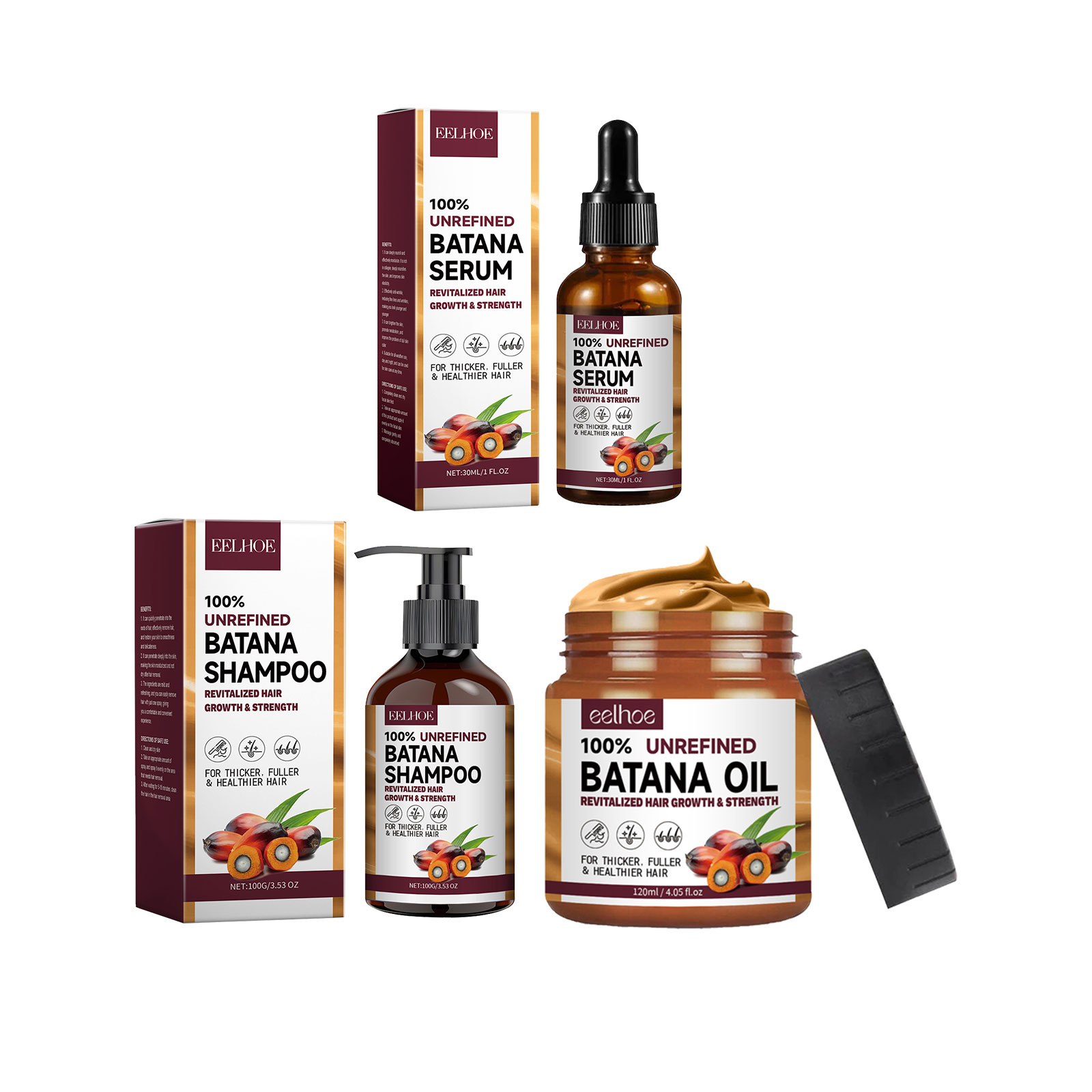 EELHOE Natural Batana Oil Deep - огляд і ціна Hair Care Natur