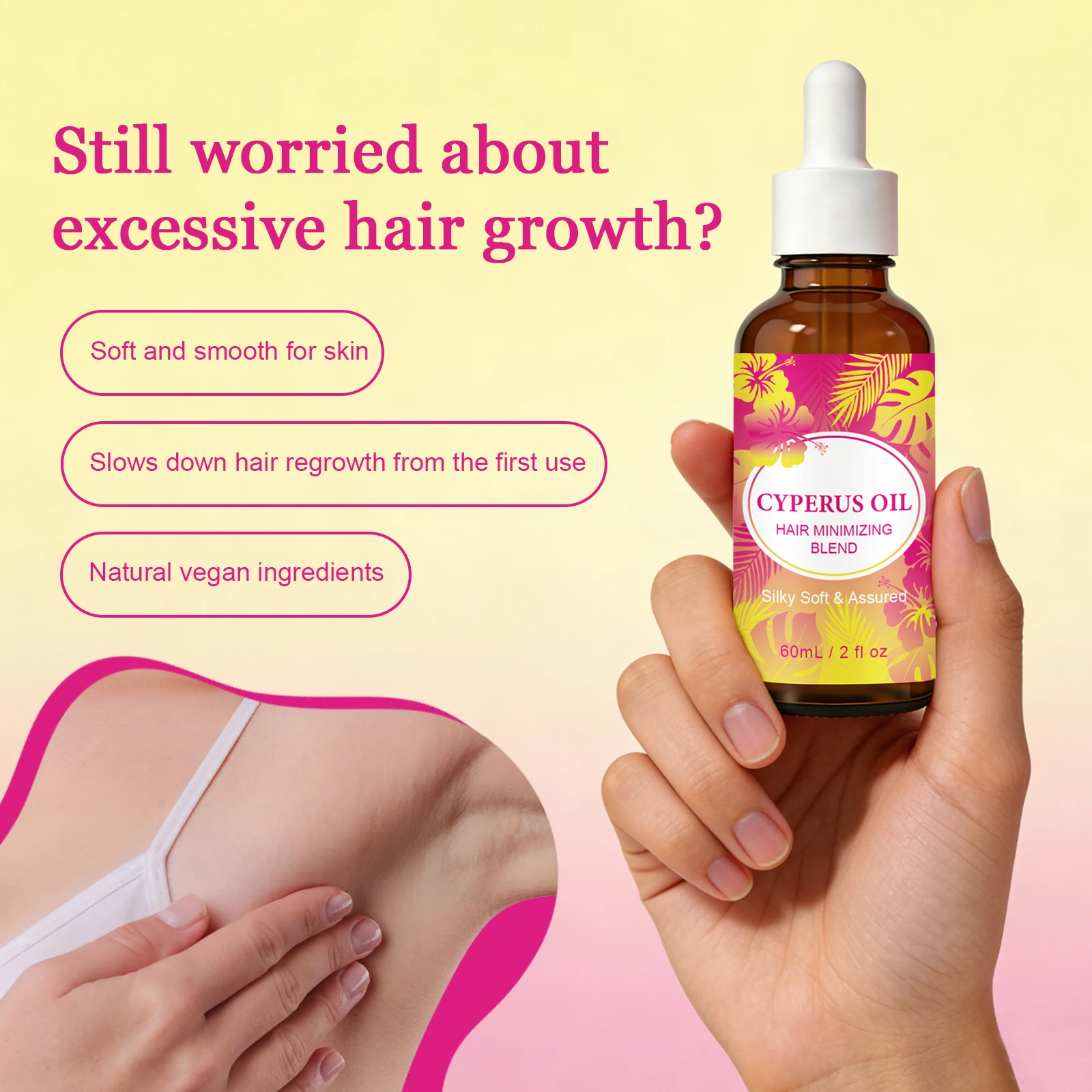 Cyperus Natural Body Oil 60ml  - огляд і ціна Hair Care Vegan