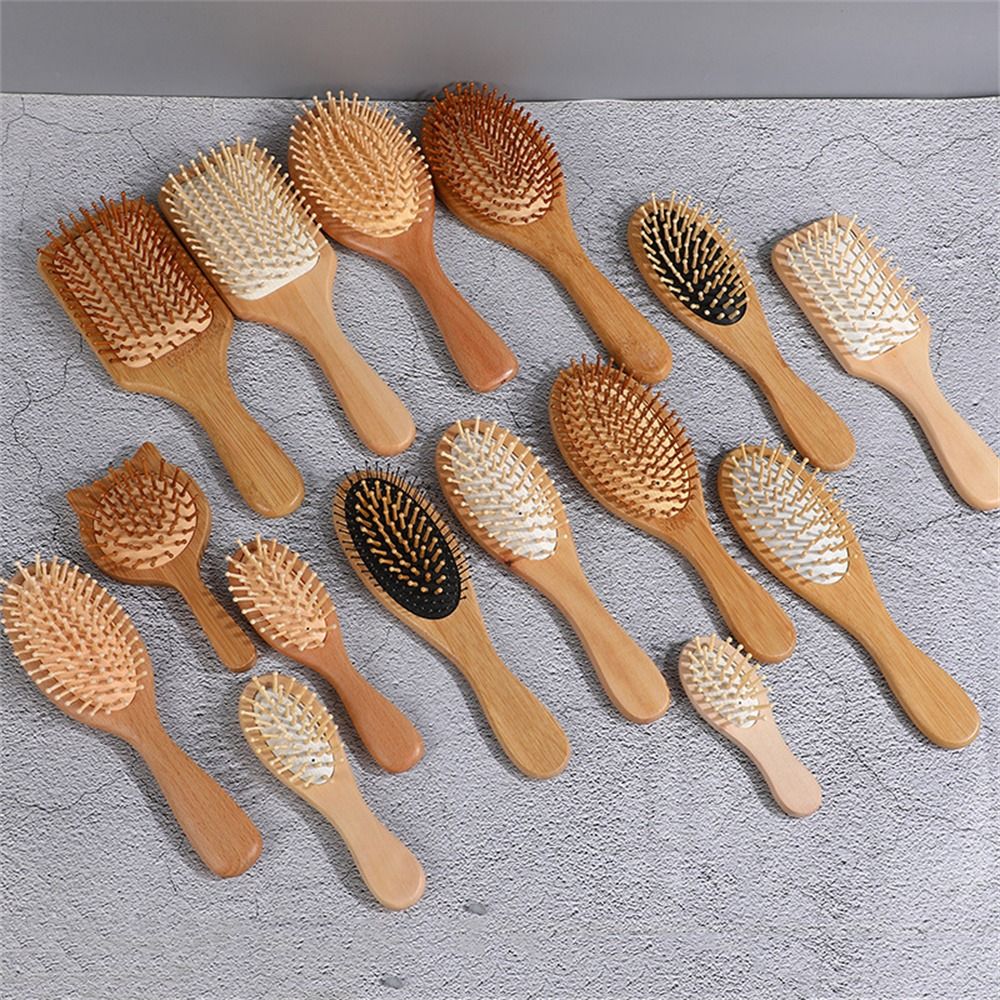 Professional Air Cushion Wood  - огляд і ціна Bamboo Hair Brush