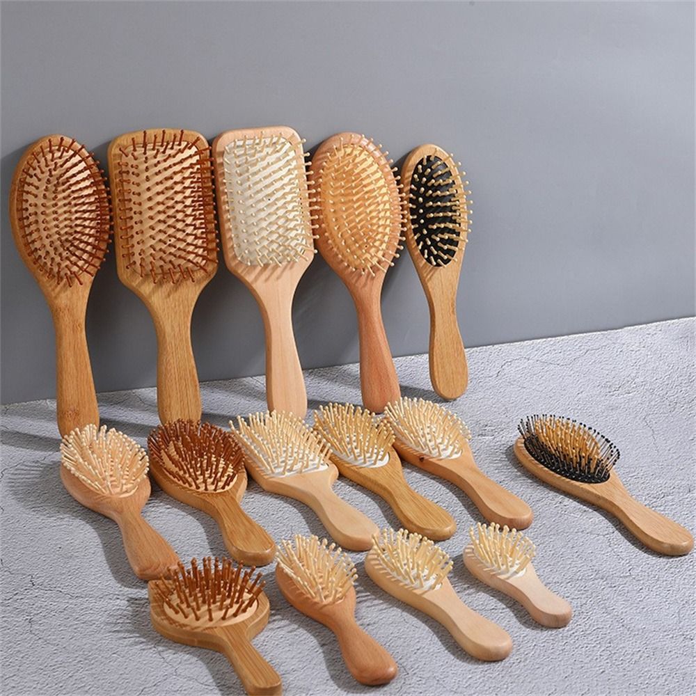 Professional Air Cushion Wood  - огляд і ціна Bamboo Hair Brush