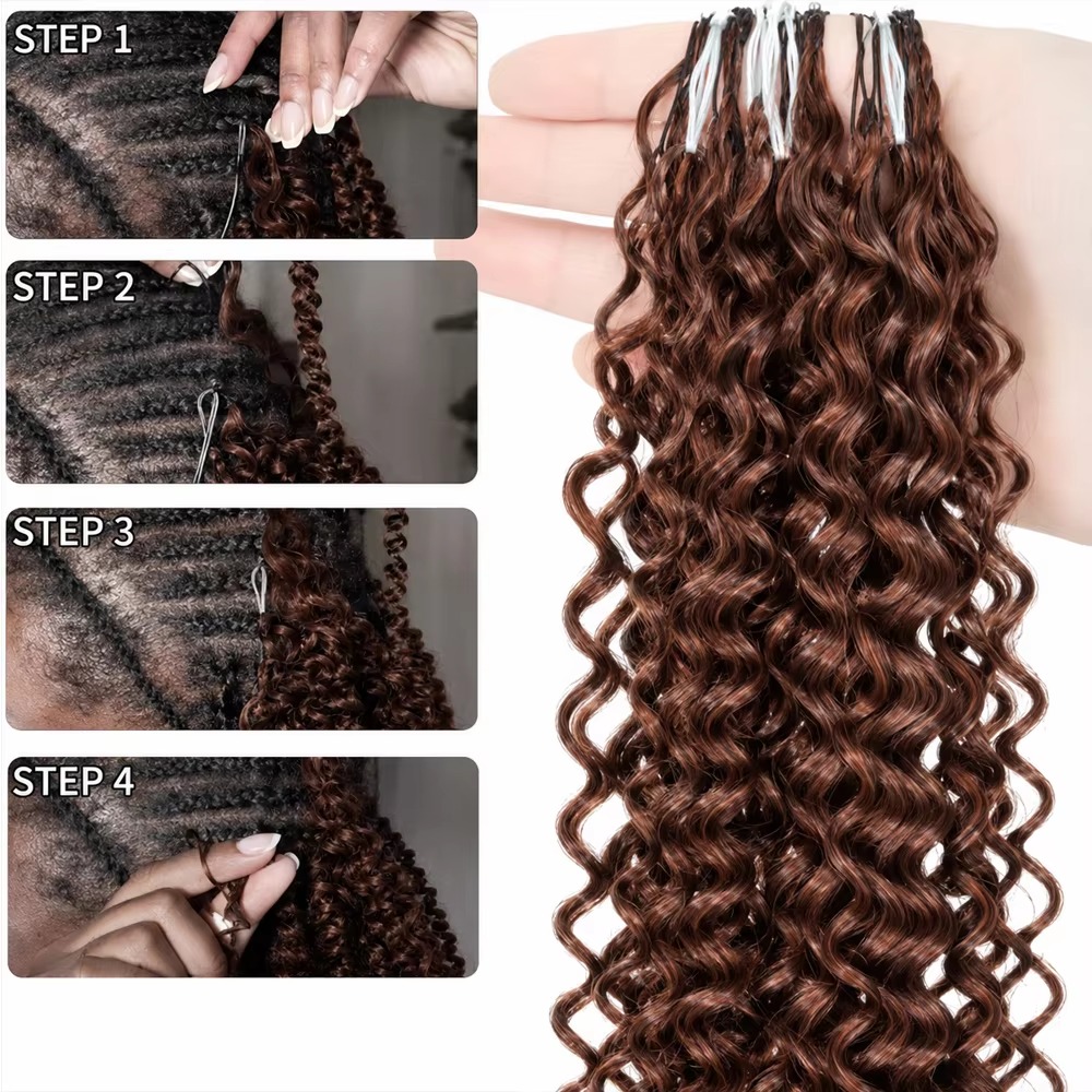 Smilegirl  Deep Wave Crochet H - огляд і ціна Crochet Braiding Hair