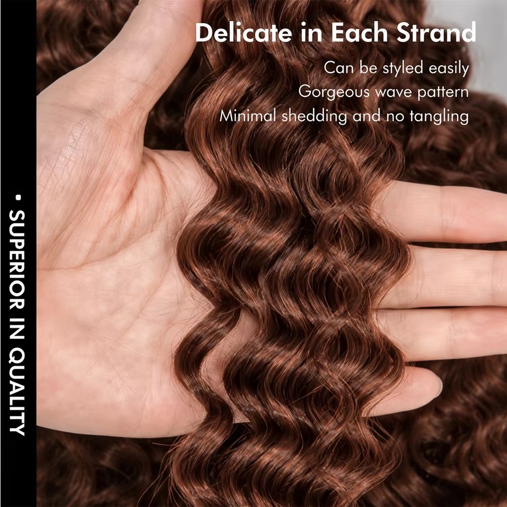 Smilegirl  Deep Wave Crochet H - огляд і ціна Crochet Braiding Hair