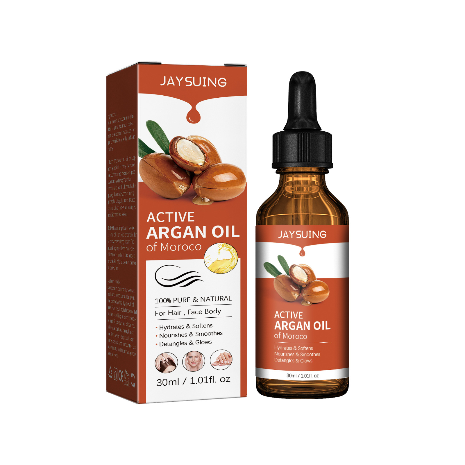 Argan Oil for Hair Treatment S - огляд і ціна Hair Care Natur
