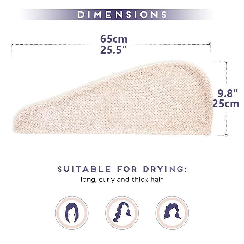 Women's Dry Hair Towel (Dry Ha - огляд і ціна Hair Turban Towel