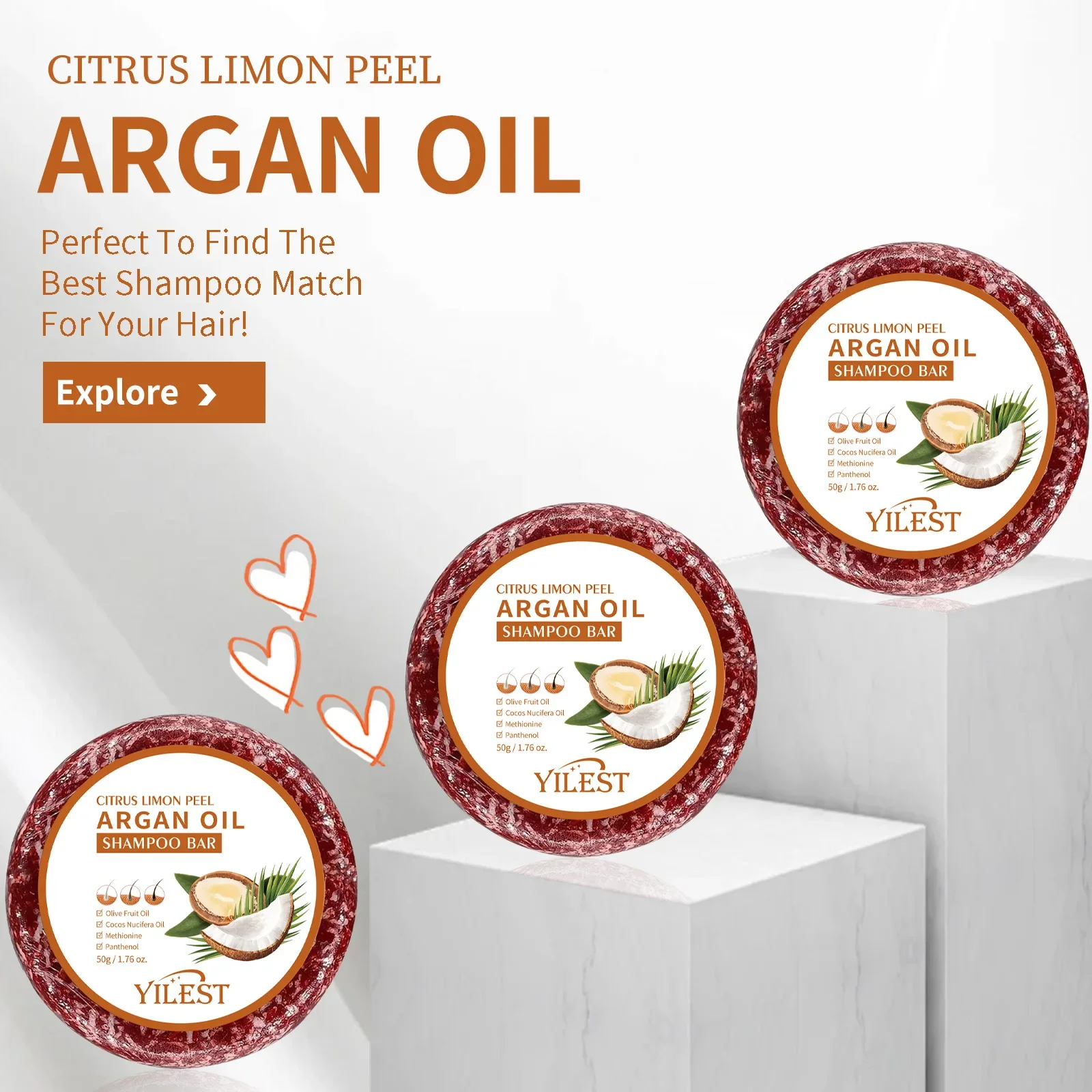 4 Bars of Anti-Hair Loss Shamp - огляд і ціна Rosemary Hair Oil