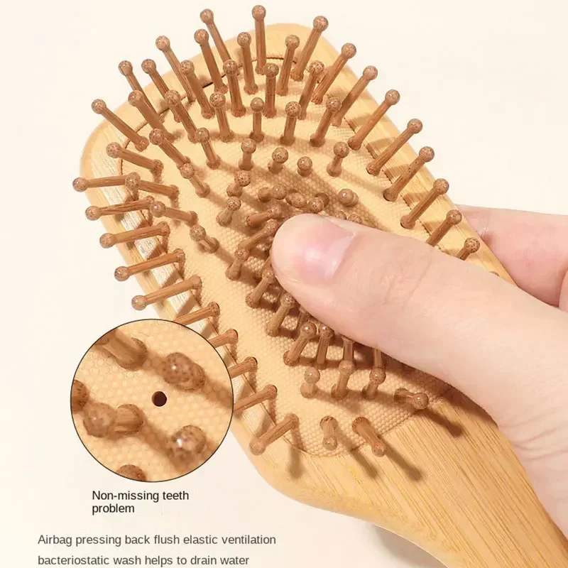 Premium Wooden Bamboo Scalp Ma - огляд і ціна Bamboo Hair Brush