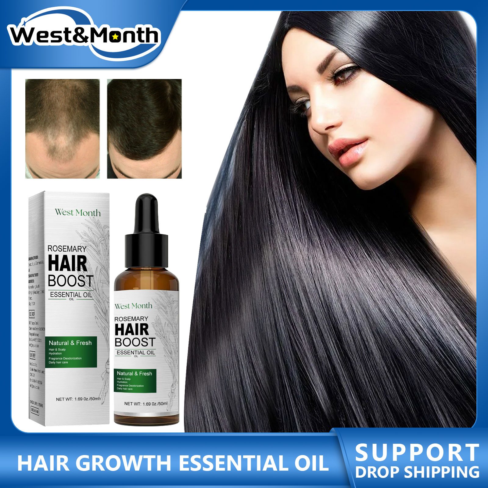 Hair Growth Essential Oil Rose - огляд і ціна Rosemary Hair Oil