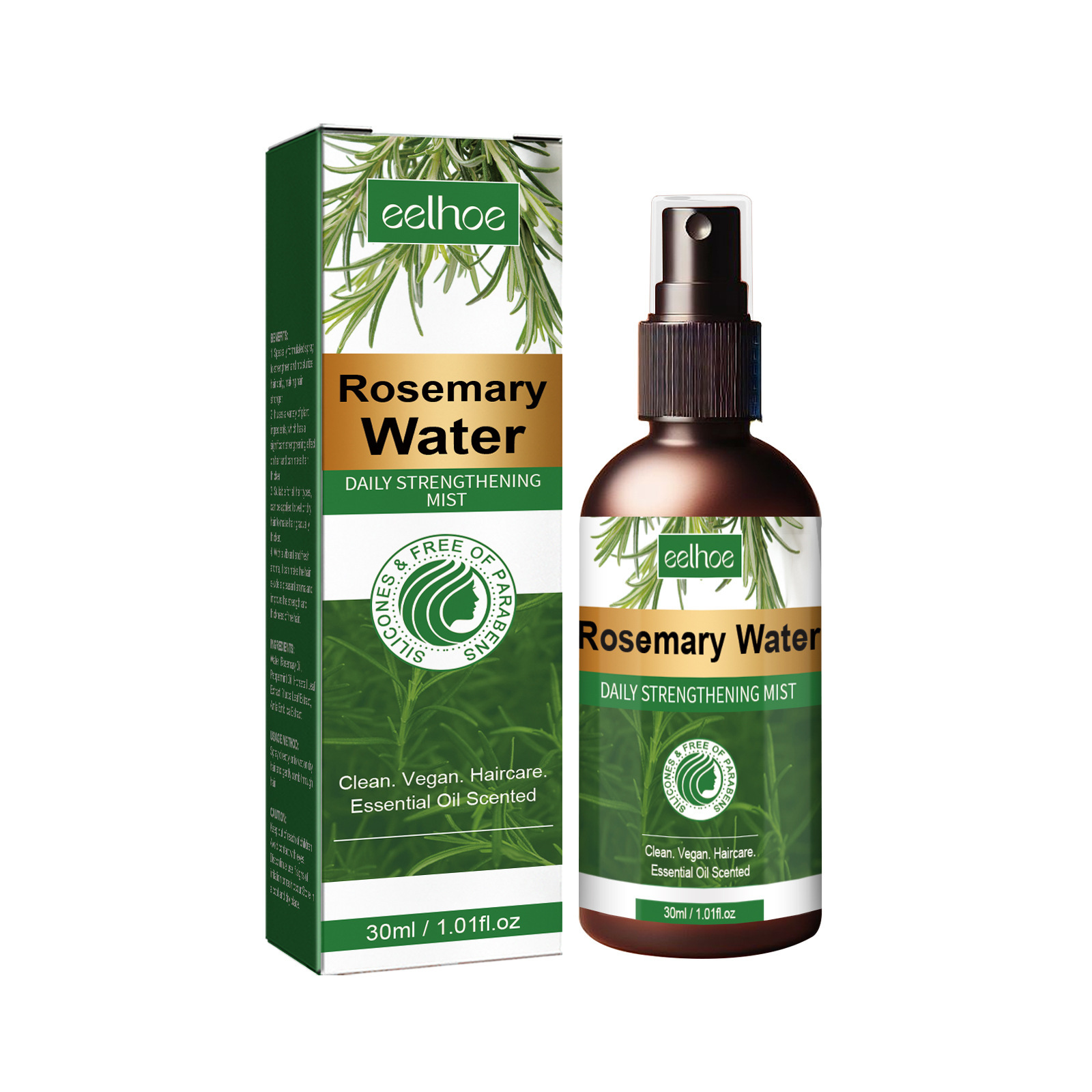 Rosemary Spray for Hair Nouris - огляд і ціна Hair Care Natur